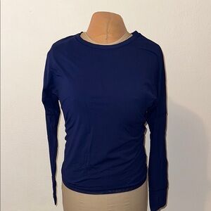 Lululemon Women's Navy Long Sleeve Top